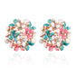 Bouquet of Beauty Enamel Flower Earrings