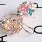 Bouquet of Beauty Enamel Flower Earrings
