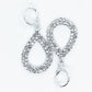 Diva Drops Diamond Rhinestone Necklace & Earrings Set