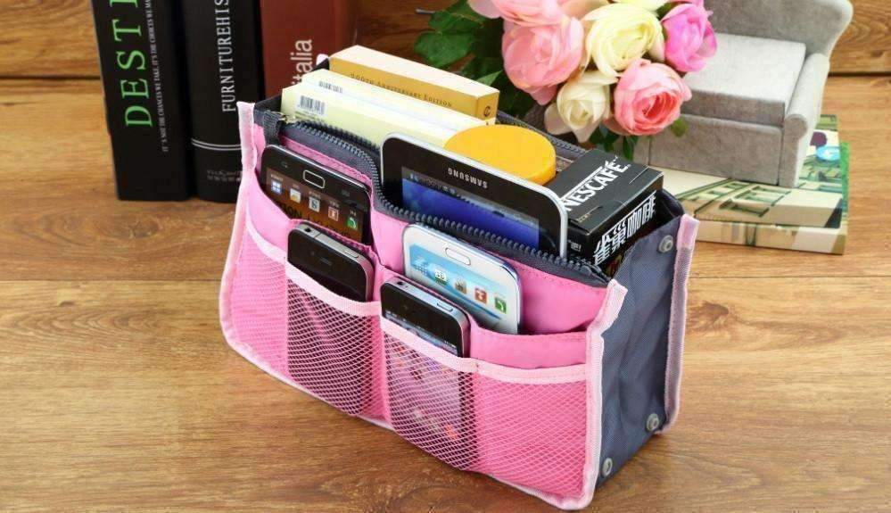 Feshionn IOBI accessories "Bag In Bag" All Purpose Multi-Section Expandable Tote - 5 Colors to Choose!