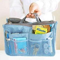 Feshionn IOBI accessories "Bag In Bag" All Purpose Multi-Section Expandable Tote - 5 Colors to Choose!