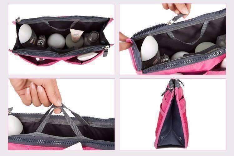 Feshionn IOBI accessories "Bag In Bag" All Purpose Multi-Section Expandable Tote - 5 Colors to Choose!