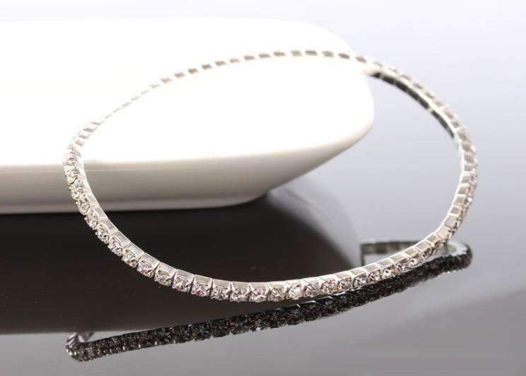 Feshionn IOBI Anklets Rhinestone Stretch Anklet In Three Color Choices
