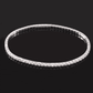 Feshionn IOBI Anklets Silver Tone Rhinestone Stretch Anklet In Three Color Choices