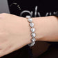 Feshionn IOBI bracelets ON SALE - Love Game CZ Heart Tennis Bracelet