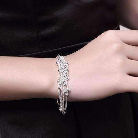 Feshionn IOBI bracelets Roly Beads Sterling Silver Toggle Bracelet