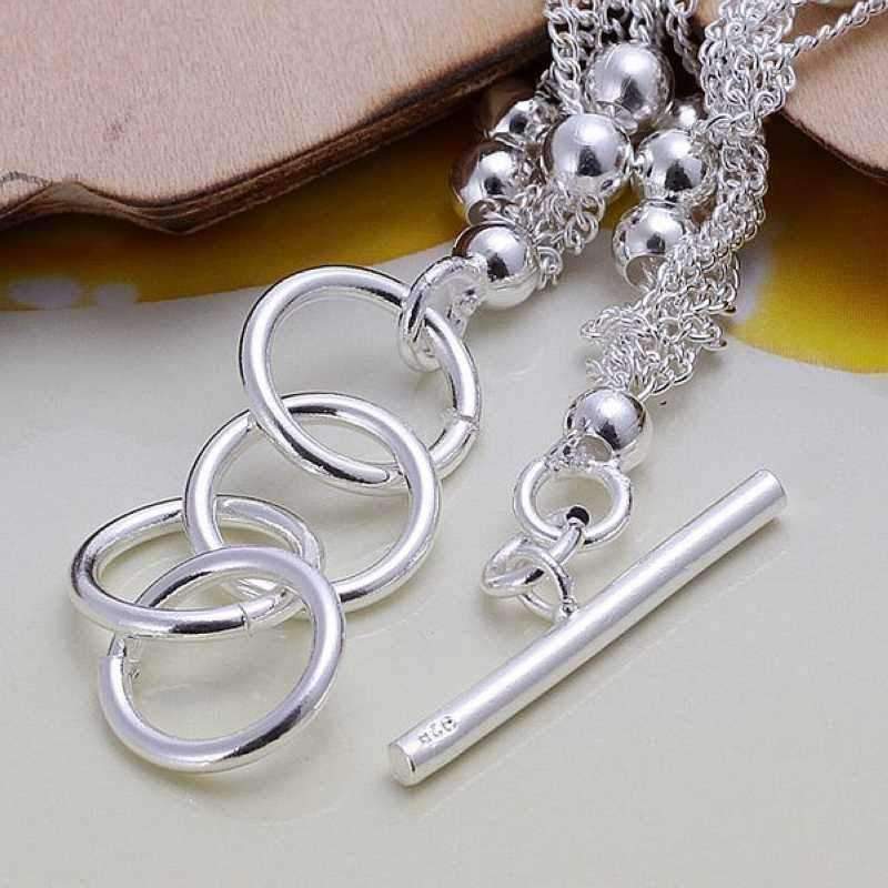 Feshionn IOBI bracelets Roly Beads Sterling Silver Toggle Bracelet
