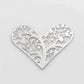 Feshionn IOBI Charms Hearts Cut Out Plate for Heart Charm Locket Necklaces ~ Choose Your Theme!