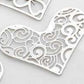 Feshionn IOBI Charms Waves Hearts Cut Out Plate for Heart Charm Locket Necklaces ~ Choose Your Theme!