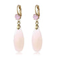 Feshionn IOBI Earrings Fascinating Long Teardrop Bead and CZ Dangle Earrings ~ Six Colors to Choose!