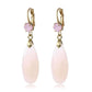 Feshionn IOBI Earrings Fascinating Long Teardrop Bead and CZ Dangle Earrings ~ Six Colors to Choose!