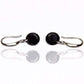 Feshionn IOBI Earrings Hematite Black / 8mm Naked IOBI Crystals Drill Earrings - The Exotic Collection by Feshionn IOBI