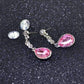 Feshionn IOBI Earrings IOBI Crystals Dew Drop Earrings - Choose Your Color