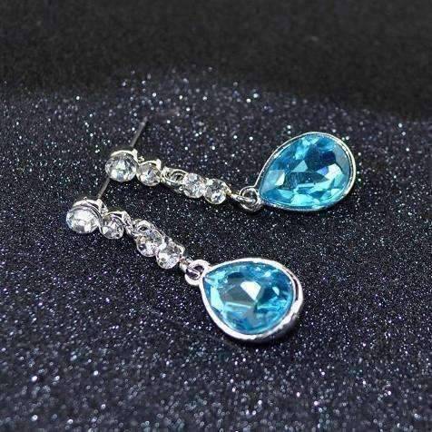 Feshionn IOBI Earrings IOBI Crystals Dew Drop Earrings - Choose Your Color