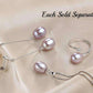 Feshionn IOBI Earrings Lavender Freshwater Pearl Sterling Silver Bar Drop Earrings