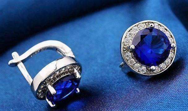 Feshionn IOBI Earrings ON SALE - Round Cut Halo Earrings in Five Elegant Colors
