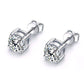Feshionn IOBI Earrings Opulence Round IOBI Cultured Diamond Solitaire Stud Earrings