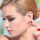 Feshionn IOBI Earrings Platinum / 1.3 Ct Tiara Princess Cut IOBI Cultured Diamond Solitaire Stud Earrings