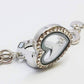 Feshionn IOBI Necklaces My Favorite Things Heart Shaped Charm Locket Necklace in Silver
