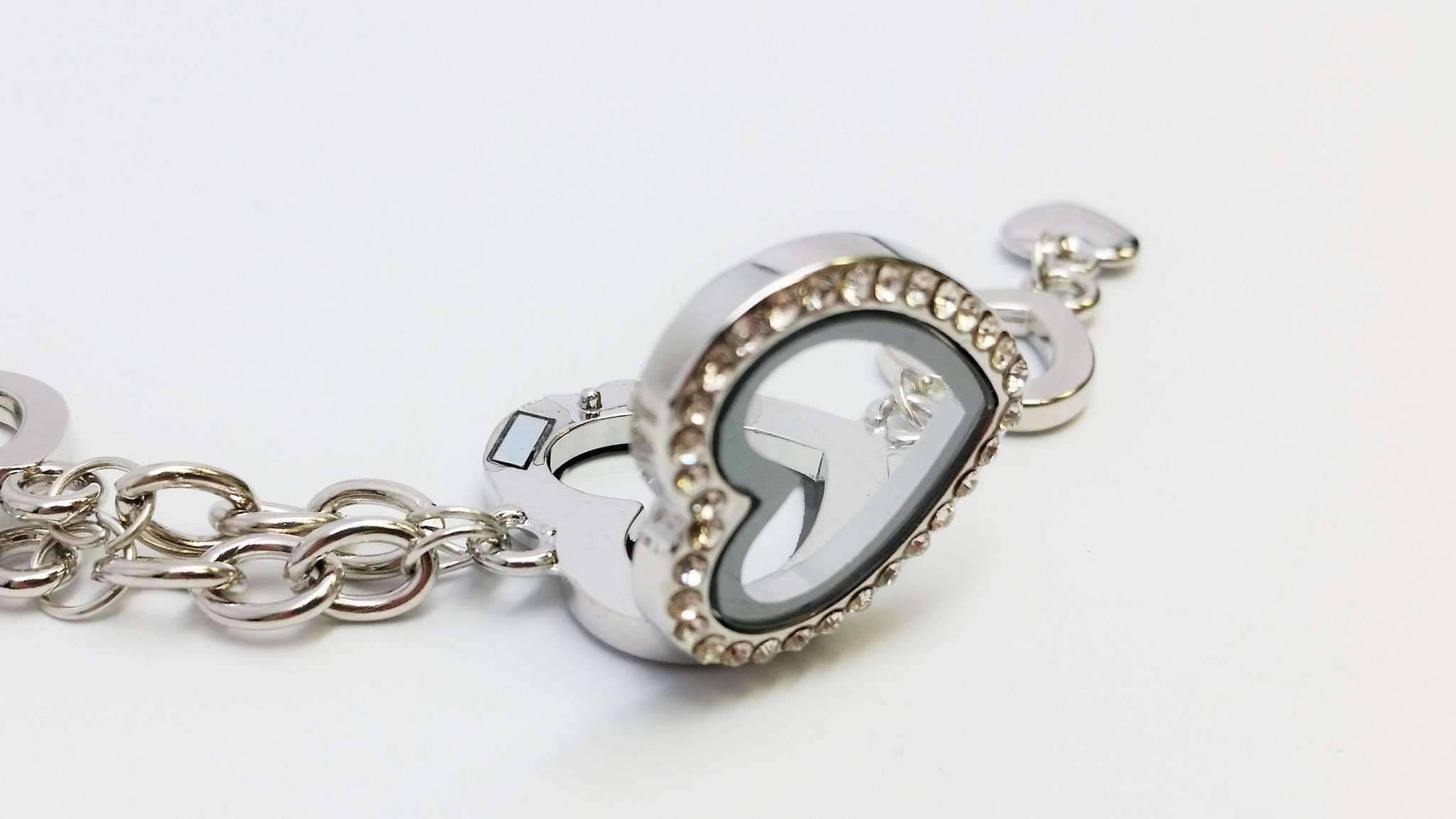 Feshionn IOBI Necklaces My Favorite Things Heart Shaped Charm Locket Necklace in Silver