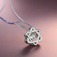 Feshionn IOBI Necklaces Star of David With Swivel Crystal Sterling Silver Pendant Necklace