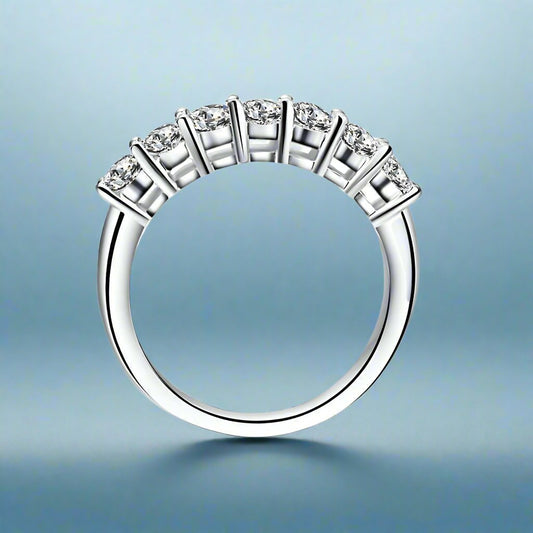 Feshionn IOBI Rings Arienne .38CT Petite Cathedral Pavé Band IOBI Cultured Diamond Ring