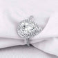 Feshionn IOBI Rings Aurora 2CT Pear Cut Double Pavé Halo IOBI Cultured Diamond Ring