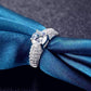 Feshionn IOBI Rings CLEARANCE - Bellazio 2.4 CT Simulated Diamond Pavé Ring ~ Platinum or Rose Gold