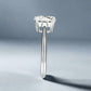 Feshionn IOBI Rings Gia 2CT Oval Solitaire IOBI Cultured Diamond Ring