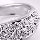 Feshionn IOBI Rings ON SALE - 18K Gold Pave Austrian Crystals Band Ring - Choose Your Color - Ring