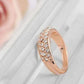 Feshionn IOBI Rings ON SALE - 18K Gold Pave Austrian Crystals Band Ring - Choose Your Color - Ring