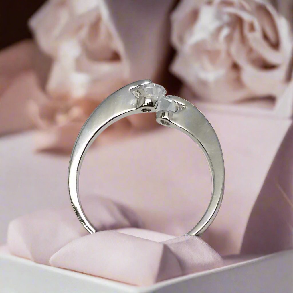 Feshionn IOBI Rings ON SALE - Double Glimmer 2 Stone Ring - Choose Your Color