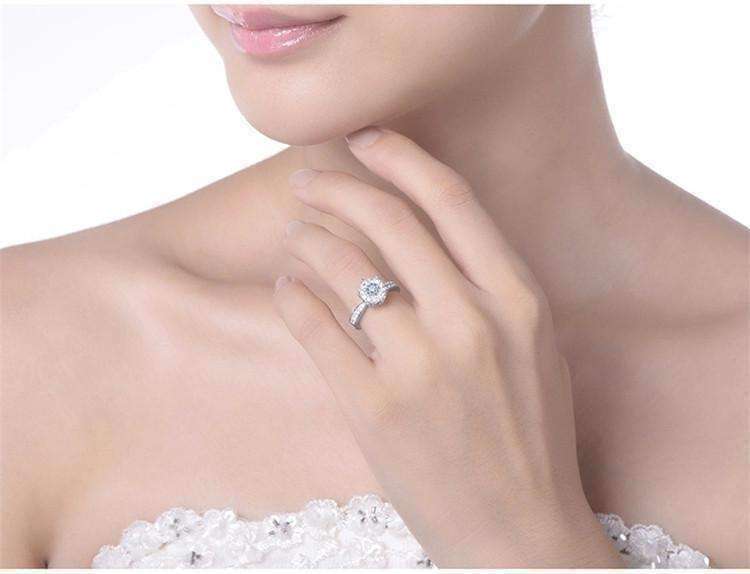 Feshionn IOBI Rings ON SALE - L'Amour 2.6 CT Cluster Set Simulated Diamond Solitaire Ring