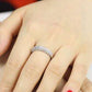 Feshionn IOBI Rings "Sofia" Micro Pavé Set Cubic Zirconia Milgrain Half Band Ring