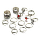 Feshionn IOBI Rings Sunrise Sunset Collection Boho Midi-Knuckle Rings Set of 14