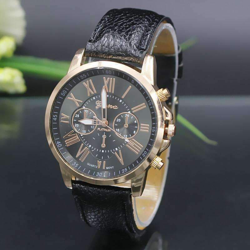 Feshionn IOBI Watches Black CLEARANCE - Rose Gold Classic Geneva Watch - Choose Your Color