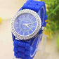 Feshionn IOBI Watches Blue Sparkly Silky Silicone Watch - Choose Your Color