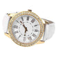 Feshionn IOBI Watches Casual Elegance Yellow Gold Geneva Watch With Matching Face ~ Two Classic Colors