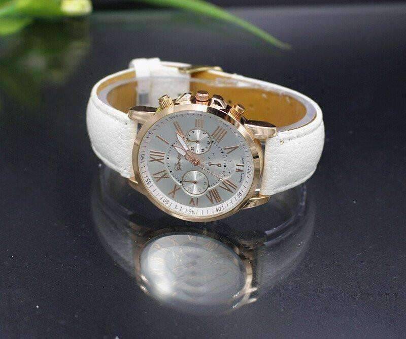 Feshionn IOBI Watches CLEARANCE - Rose Gold Classic Geneva Watch - Choose Your Color