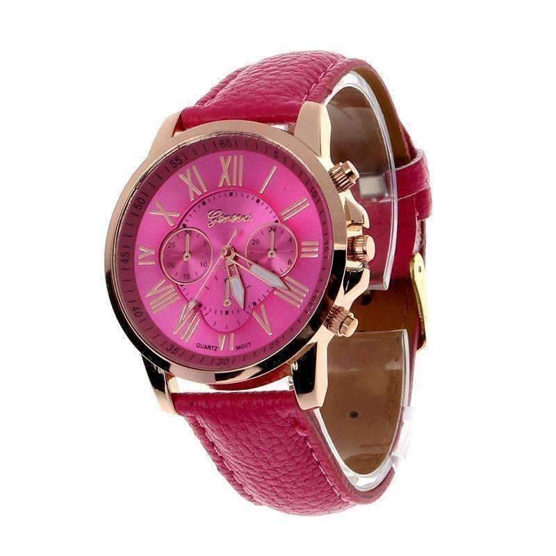Feshionn IOBI Watches CLEARANCE - Rose Gold Classic Geneva Watch - Choose Your Color