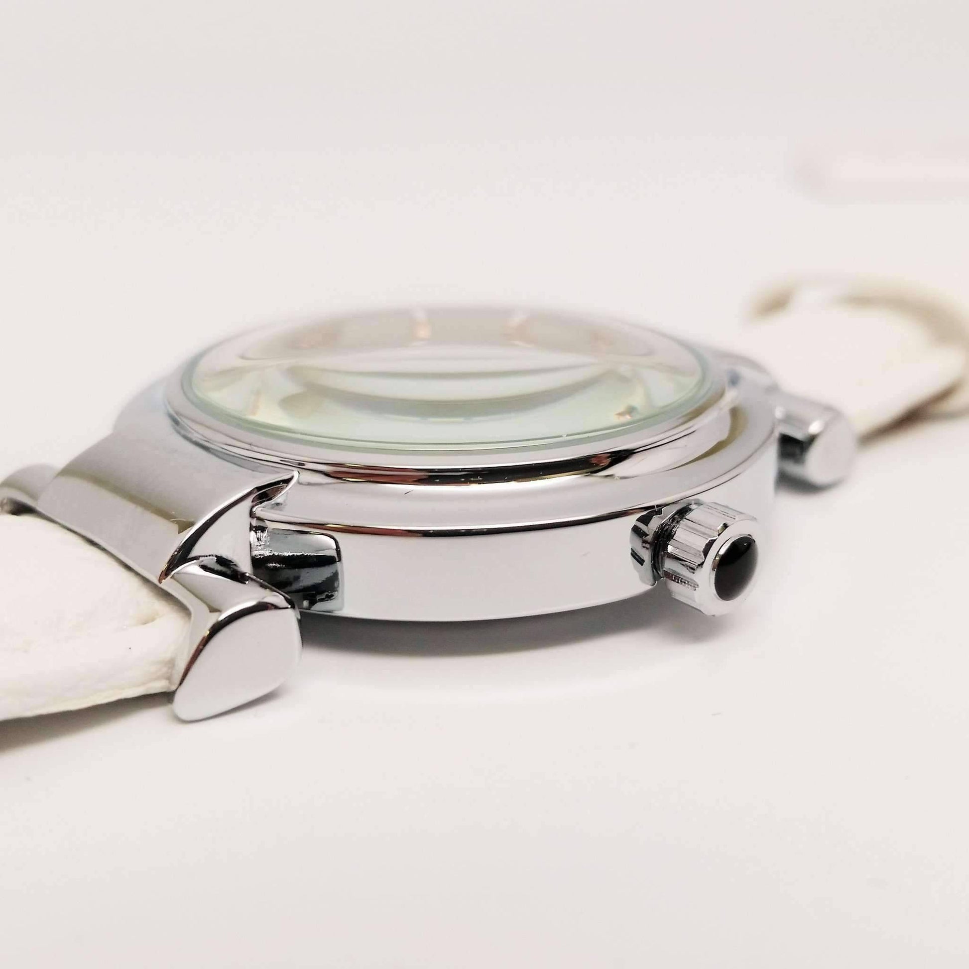 Feshionn IOBI Watches Sophisticated Omega Case Water Resistant Wrist Watch With Leather Band - 5 Colors to Choose!