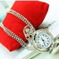 Feshionn IOBI Watches Whimsical Owl Enamel Mini Pocket Watch Necklace