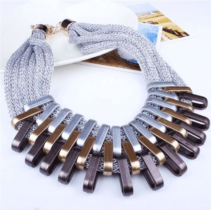 Bronze Age Collar Necklace in Three Colors
