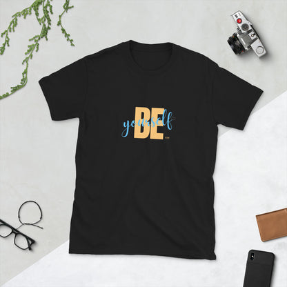 Short-Sleeve Women Soft T-Shirt Be Yourself Design by IOBI Original Apparel
