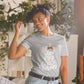 Short-Sleeve Women Soft T-Shirt Just Keep Moving Forward Sloth Design by IOBI Original Apparel