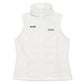 Women’s Columbia fleece Vest With Pocket Embroidery Woof for Dog Lover Mom