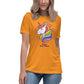 Women's Relaxed Soft & Smooth Premium Quality T-Shirt Follow Your Dream Unicorn Design by IOBI Original Apparel