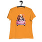 Women's Relaxed Soft & Smooth Premium Quality T-Shirt My Beagle Design by IOBI Original Apparel