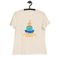 Women's Relaxed Soft & Smooth Premium Quality T-Shirt It's Healthy To Be Happy Design by IOBI Original Apparel
