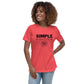 Women's Relaxed Soft & Smooth Premium Quality T-Shirt Simple Is Beautiful Design by IOBI Original Apparel